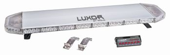 Wolo LUXOR 12V Clear Lens LED Amber Warning Light Bar
