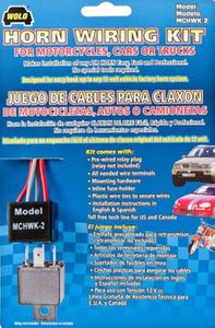 Wolo Motorcycle Air Horn Wiring Kit