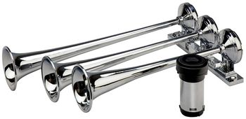 Wolo Orient Express DD Three (3) Trumpet Train Horn