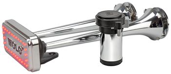 Wolo Powerhouse Plus LED Lit Roof Mounted Chrome Air Horn