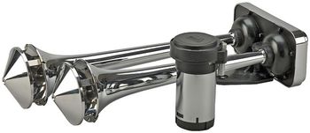 Wolo Powerhouse Roof Mounted Chrome Dual Trumpet Air Horn