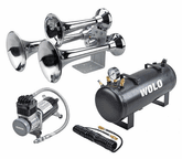 Wolo Siberian Express Pro Chrome Train Horn Kit
