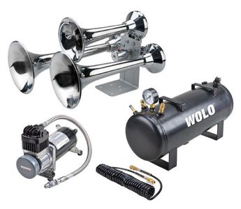 Wolo Siberian Express Pro Chrome Train Horn Kit