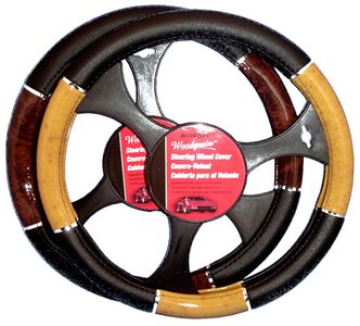 Wood Grip Steering Wheel Cover