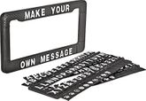"Write Your Own Message" Personalized License Plate Frame