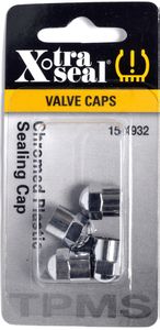 TPMS Chrome Coated Valve Caps (4 Pack) 