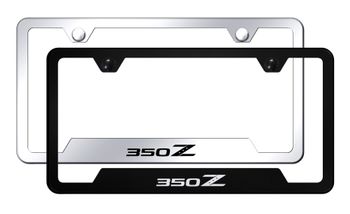 350Z Laser Etched Cut-Out Stainless Steel Frame