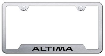 Altima Laser Etched Stainless Steel Cut-Out Frame