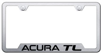 Acura TL Laser Etched Brushed Stainless Steel Cut-Out Frame