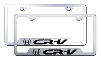 CR-V Laser Etched Stainless Steel Cut-Out Frame