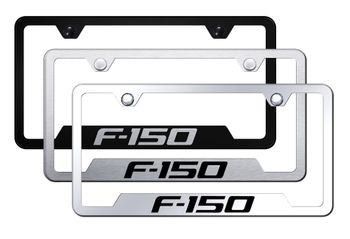 F-150 Laser Etched Stainless Steel Cut-Out Frame