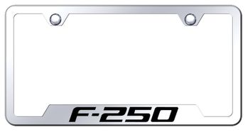 F-250 Laser Etched Stainless Steel Cut-Out Frame