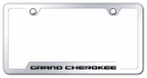Grand Cherokee Laser Etched Mirrored Stainless Steel Cut-Out Frame