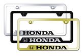 Honda Laser Etched Stainless Steel Cut-Out Frame
