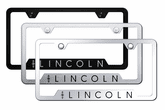 Lincoln Laser Etched Stainless Steel Cut-Out Frame