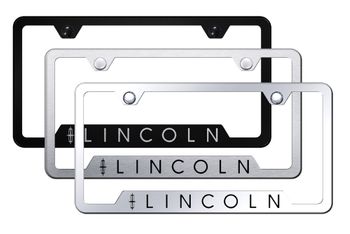Lincoln Laser Etched Stainless Steel Cut-Out Frame