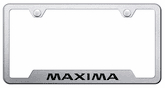 Maxima Laser Etched Brushed Stainless Steel Cut-Out Frame
