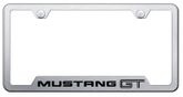 Mustang GT Laser Etched Brushed Stainless Steel Cut-Out Frame