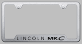 MKC Laser Etched Brushed Stainless Steel Cut-Out Frame