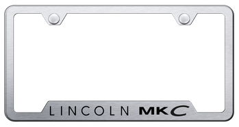 MKC Laser Etched Brushed Stainless Steel Cut-Out Frame