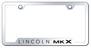 MKX Laser Etched Mirrored Stainless Steel Cut-Out Frame