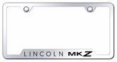 MKZ Laser Etched Mirrored Stainless Steel Cut-Out Frame
