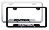 Raptor Laser Etched Stainless Steel Cut-Out Frame