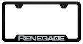 Renegade Laser Etched Black Stainless Steel Cut-Out Frame