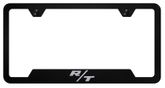 RT Laser Etched Black Stainless Steel Cut-Out Frame