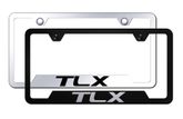 Acura TLX Laser Etched Stainless Steel Cut-Out License Plate Frame