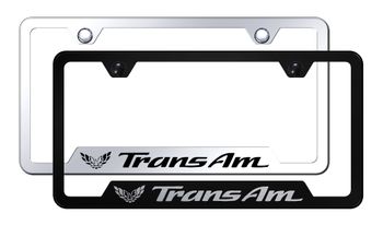 Trans Am Laser Etched Stainless Steel Cut-Out Frame