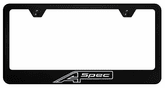 Acura A-Spec Laser Etched Stainless Steel License Plate Frame