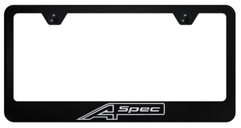 Acura A-Spec Laser Etched Stainless Steel License Plate Frame