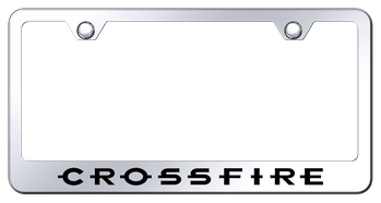 Chrysler Crossfire Laser Etched Mirrored Finish Stainless Steel Frame