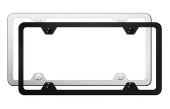 Slimline 4 Hole Stainless Steel  Frame