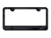 4 Hole Black Powder-Coated Stainless Steel Wide Bottom Frame
