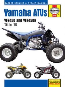 Yamaha YFZ450 & YFZ450R ATVs Haynes Repair Manual (2004-2010)