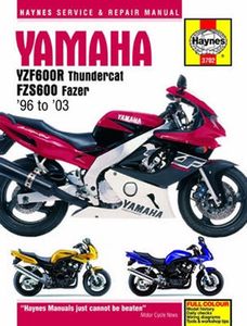 Yamaha YZF600R and FZS600 Haynes Repair Manual (1996 - 2003)