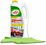 Zip Wax Liquid Car Wash (64 oz.) & Microfiber Cloth Kit