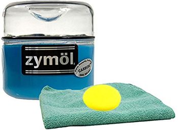 Zymol Carbon Wax (8 Oz) & Microfiber Cloth & Foam Pad Kit