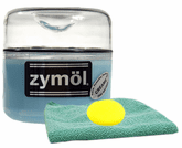 Zymol Creame Wax (8 Oz) & Microfiber Cloth & Foam Pad Kit 