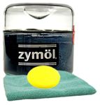 Zymol Ebony Black Wax (8 oz), Microfiber Cloth & Foam Pad Kit