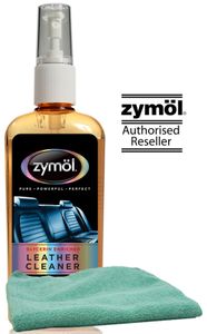 Zymol Leather Cleaner (8 oz.) & Microfiber Cloth Kit