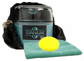 Zymol Titanium Estate Glaze Wax (8 oz), Microfiber Cloth & Foam Pad Kit