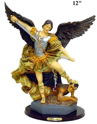St. Michael Statue with free St. Peter postcard