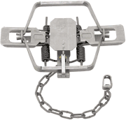 Duke #4 4-Coiled Traps with Offset Jaws