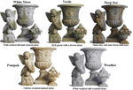 19 tall Weaved Classical Flower Urn Planter