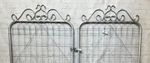 2 - 4tall x 5wide Gates Hung To Make a 10wide Center Divide Opening