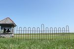 2 Hairpin Wrought Iron Fence Panels - All Hoops
