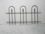2' Tall Interlocking Small Wrought Iron Fencing